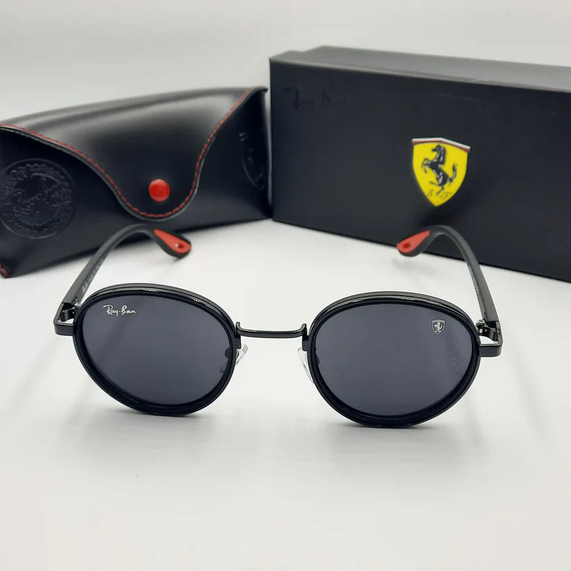 Lunette Rayban noir rouge