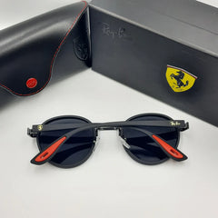 Lunette Rayban noir rouge